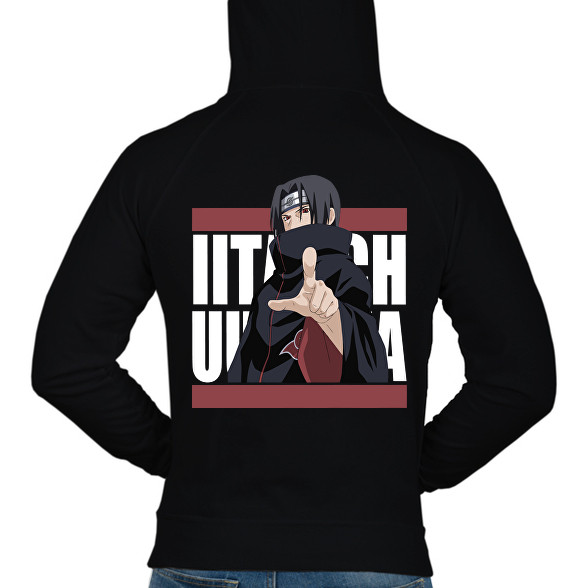 Ucsiha Itachi-Férfi kapucnis pulóver