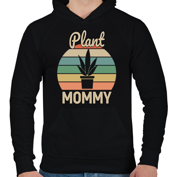 Plant Mommy-Férfi kapucnis pulóver