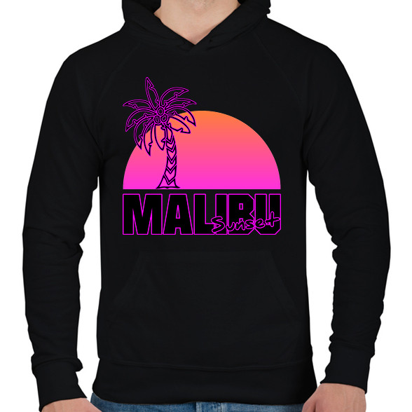 Malibu-Férfi kapucnis pulóver