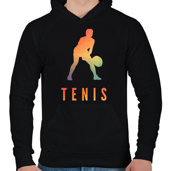 TENIS-Férfi kapucnis pulóver