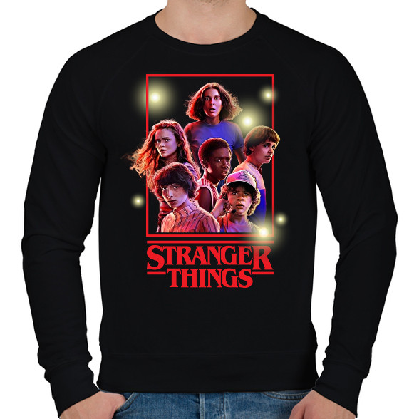 #strangerthings-Férfi pulóver