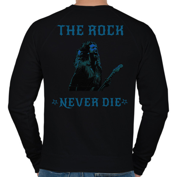 rock never die3-Férfi pulóver