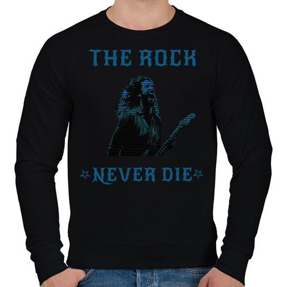 rock never die3-Férfi pulóver