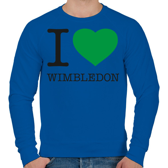 I love Wimbledon-Férfi pulóver