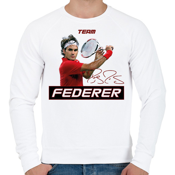 Team Federer-Férfi pulóver