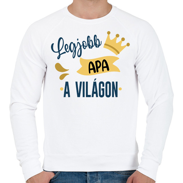 Legjobb apa a világon-Férfi pulóver