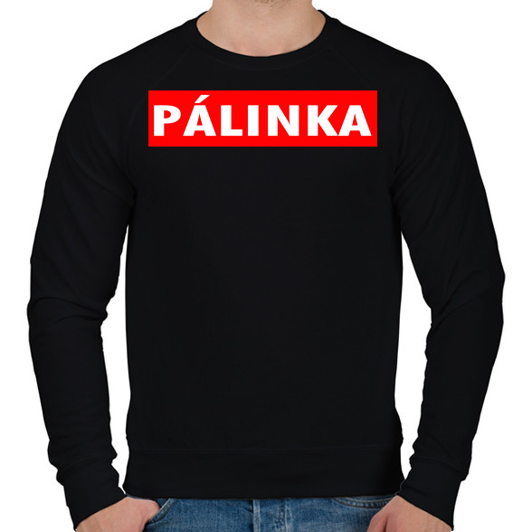 Pálinka is life-Férfi pulóver