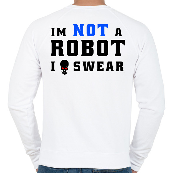 im not a robot-Férfi pulóver