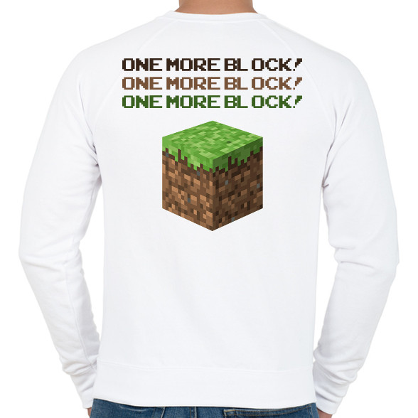 Minecraft Block-Férfi pulóver