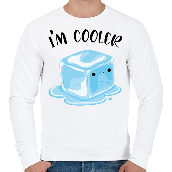 I'm cooler-Férfi pulóver