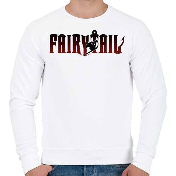 Fairy Tail logo-Férfi pulóver