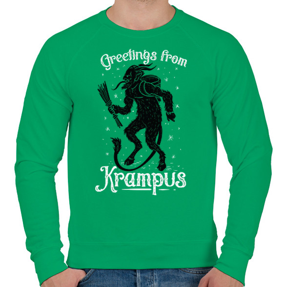 Krampusz-Férfi pulóver