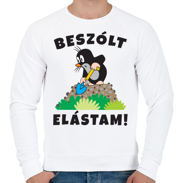 Kisvakond - Beszólt elástam!-Férfi pulóver