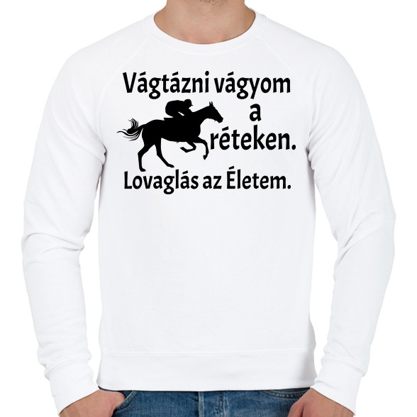 Lovaglás az életem-Férfi pulóver