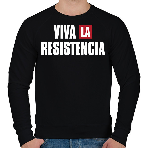 Viva la resistencia-Férfi pulóver