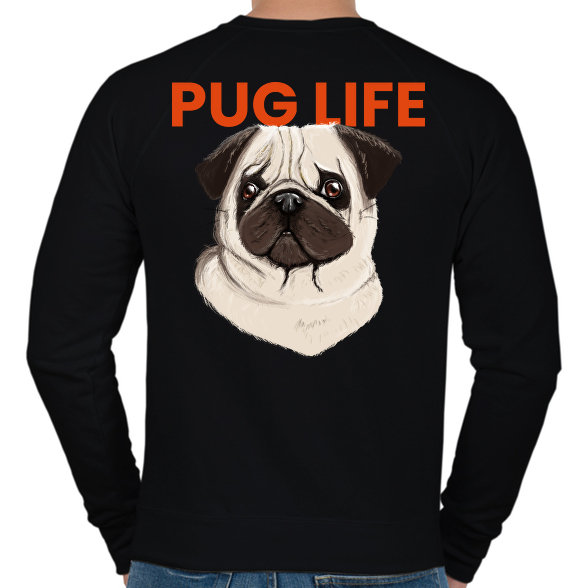 PUG LIFE-Férfi pulóver