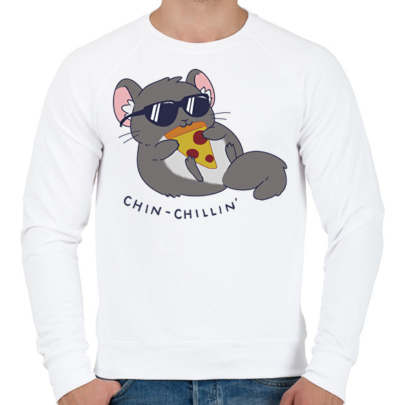 Chin-chillin'-Férfi pulóver