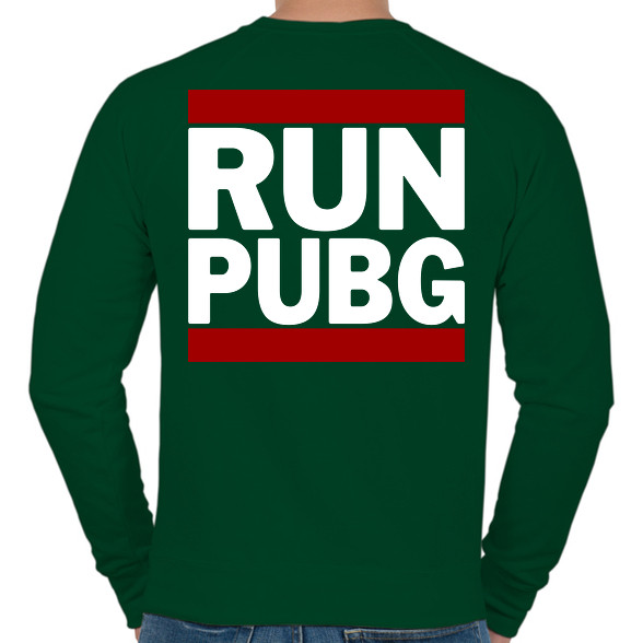 RUN PUBG-Férfi pulóver