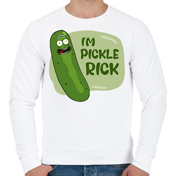 Pickle Rick-Férfi pulóver