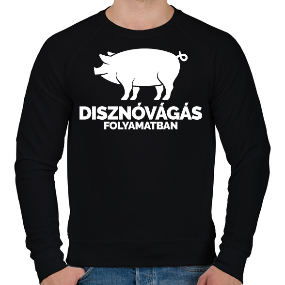 Disznóvágás in progress-Férfi pulóver