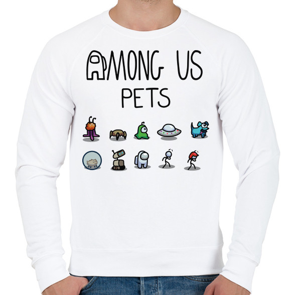 Among us pets-Férfi pulóver