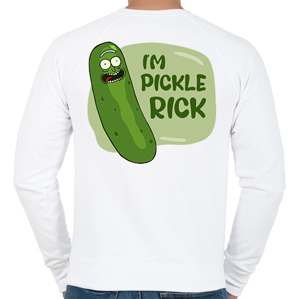 Pickle Rick-Férfi pulóver