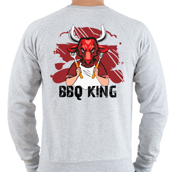 BBQ king-Férfi pulóver