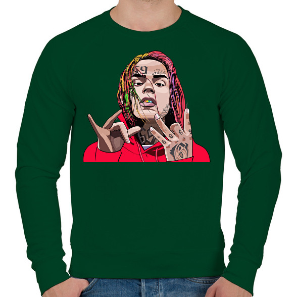 6ix9ine Tekashi-Férfi pulóver