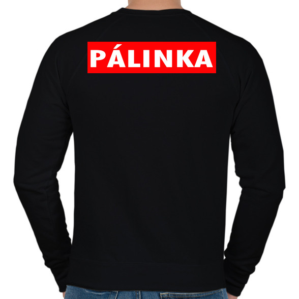 Pálinka is life-Férfi pulóver