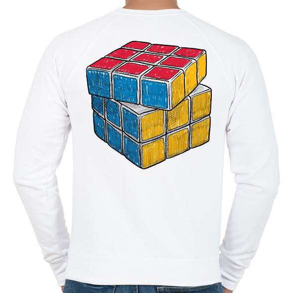 Rubik kocka -Férfi pulóver