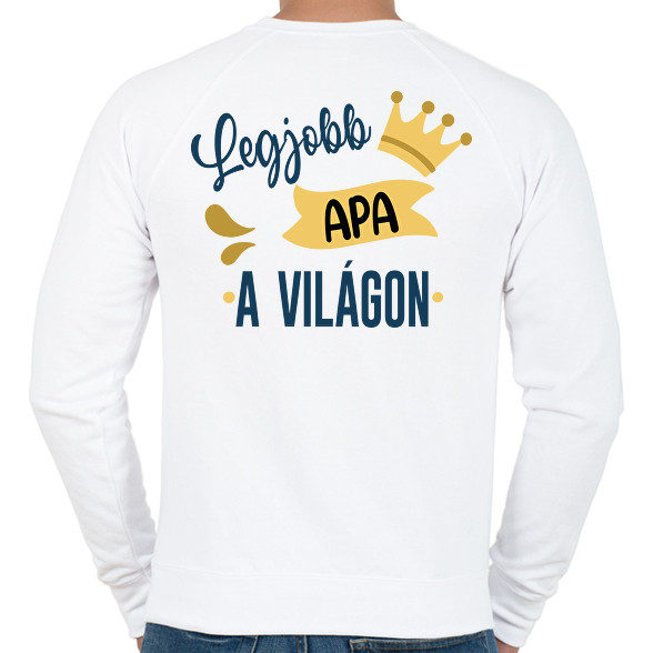 Legjobb apa a világon-Férfi pulóver