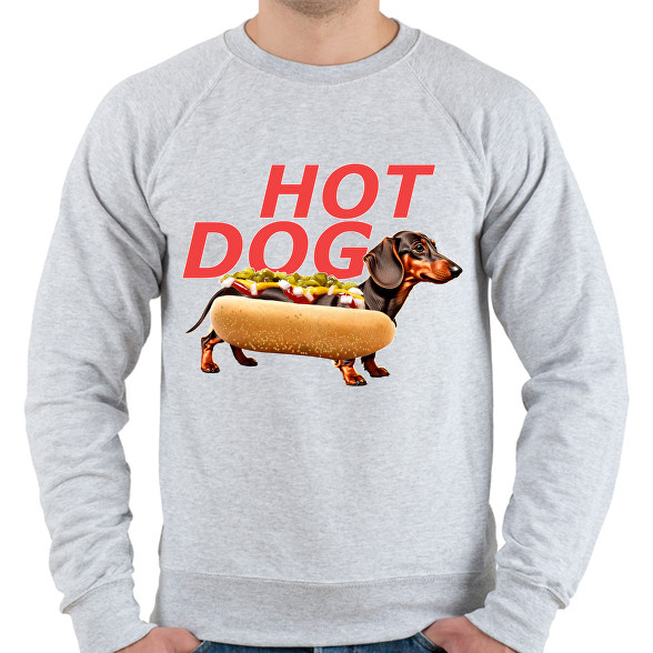 hot dog tacsi-Férfi pulóver