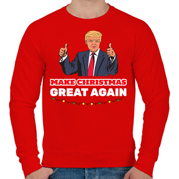 MAKE CHRISTMAS GREAT AGAIN-Férfi pulóver