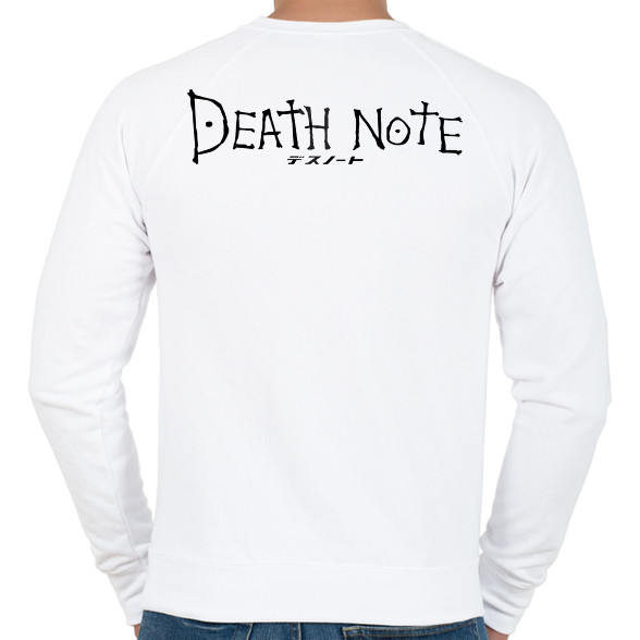 Death note (fekete)-Férfi pulóver