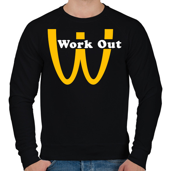 McDonalds Work Out-Férfi pulóver