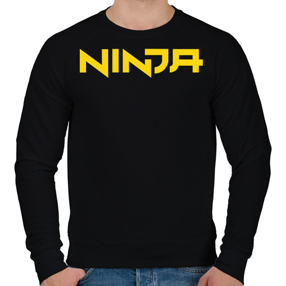 Ninja - Yellow-Férfi pulóver