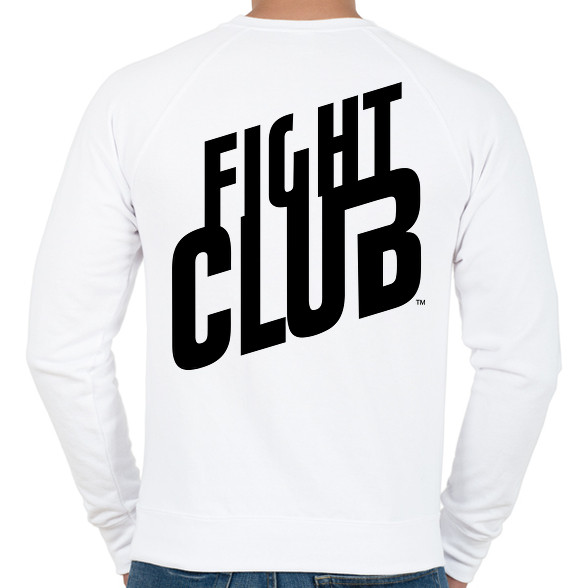 fight club logo-Férfi pulóver