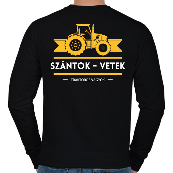 Szántok-vetek, traktoros vagyok-Férfi pulóver