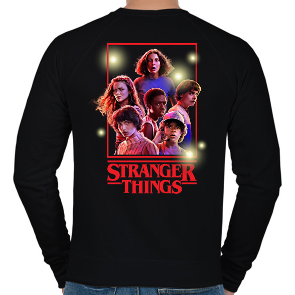 #strangerthings-Férfi pulóver