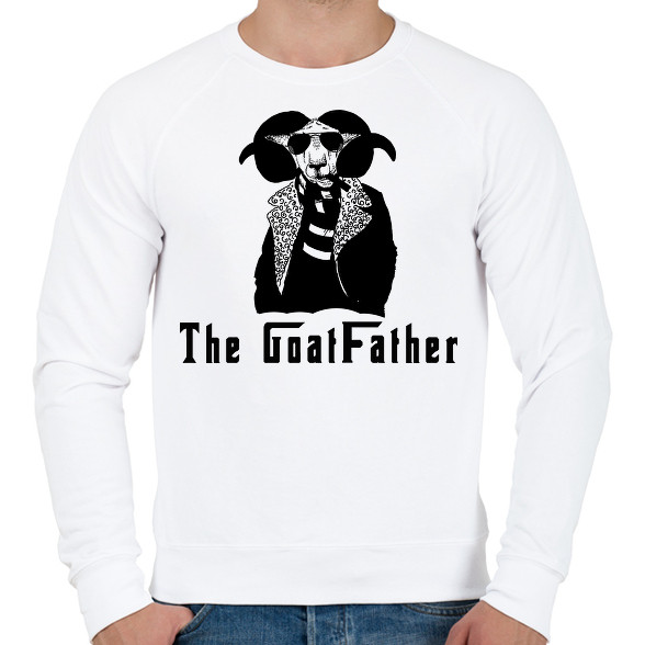 the goatfather-Férfi pulóver