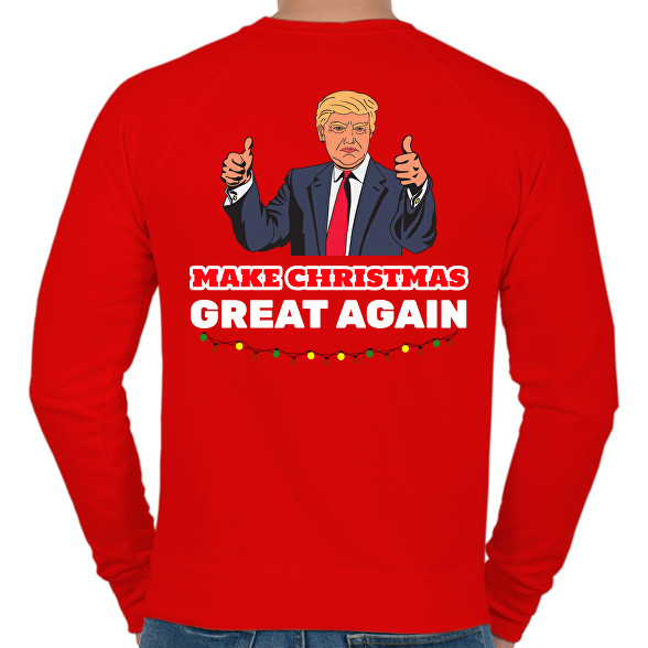 MAKE CHRISTMAS GREAT AGAIN-Férfi pulóver