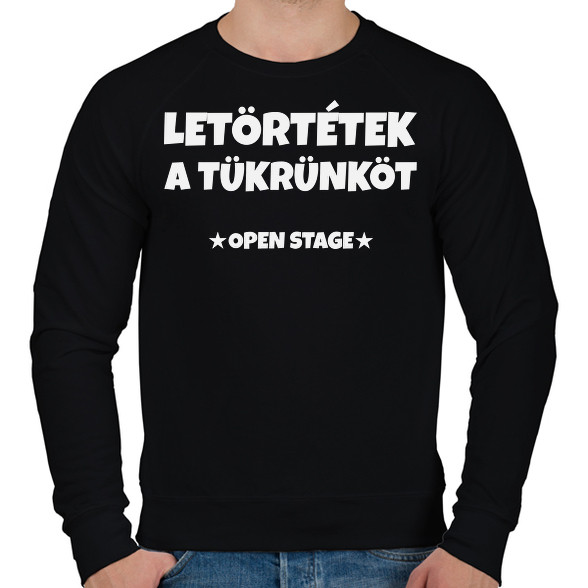 LETÖRTÉTEK A TÜKRÜNKÖT 3-Férfi pulóver