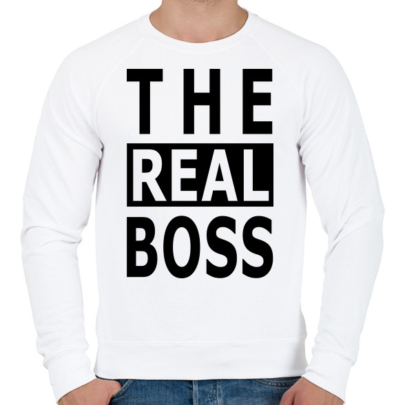 The Real Boss-Férfi pulóver