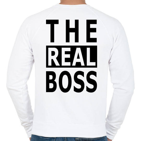 The Real Boss-Férfi pulóver