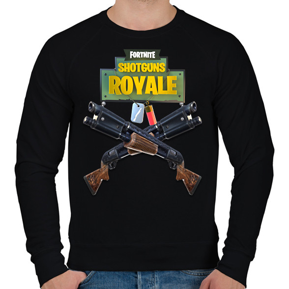 Shotguns Fortnite -Férfi pulóver