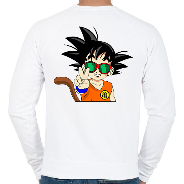 Goku szemüvegben -Férfi pulóver