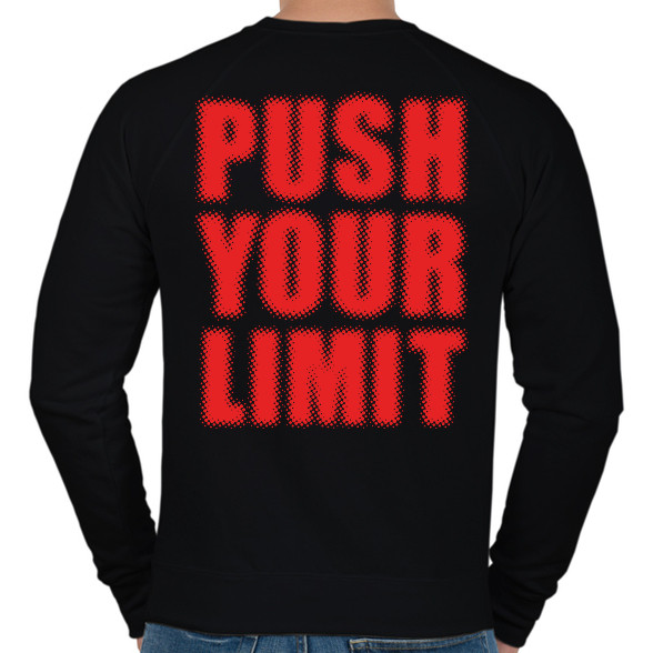 Push your limit-Férfi pulóver