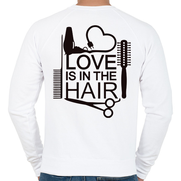 Love is in the HAIR-Férfi pulóver