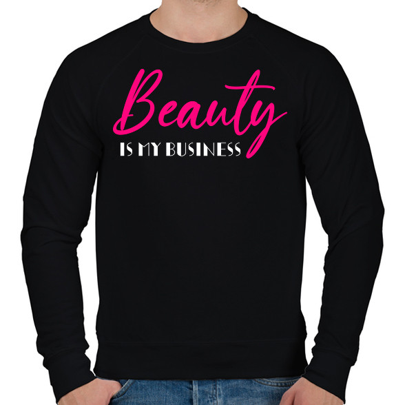 Beauty is my business-Férfi pulóver