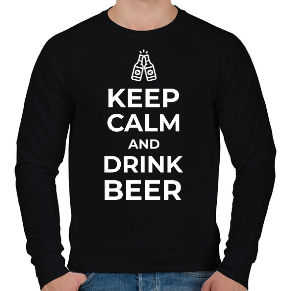 DRINK BEER-Férfi pulóver